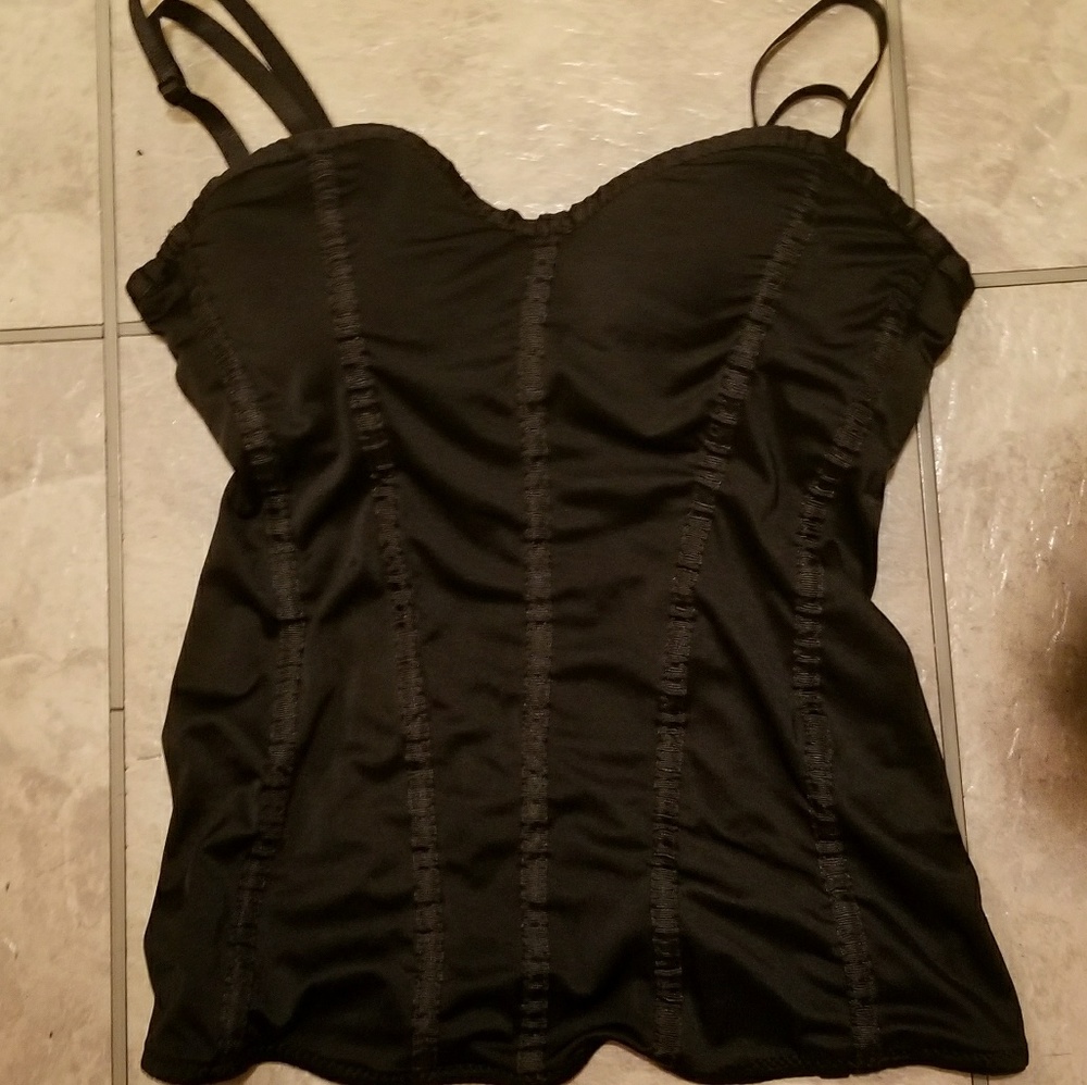 Black Corset/Top Only Worn Once!